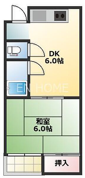 吉田ビル 302｜大阪府大阪市中央区南船場１丁目(賃貸マンション1DK・3階・28.00㎡)の写真 その2