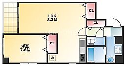 間取図画像 1LDK