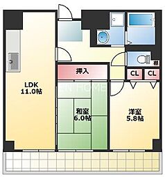 サウスサイドなにわ筋 6階/606