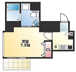 セレニテ本町ロジ02 1Kの間取図画像