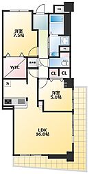 フォレステージュ谷町 4階