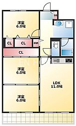 シャトー南船場 3階
