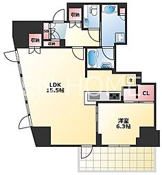 ジオタワー新町 5階