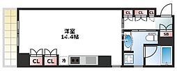 ソーレ・ブリアンテ ワンルームの間取図画像