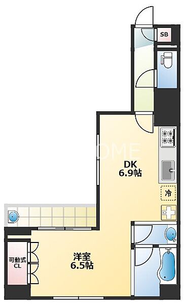 ZEUS桜川プレミアム 902｜大阪府大阪市浪速区幸町３丁目(賃貸マンション1DK・9階・31.43㎡)の写真 その2