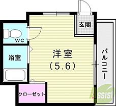 長尾ハイツ  ｜ 兵庫県神戸市長田区長尾町1丁目（賃貸アパート1R・1階・18.00㎡） その2