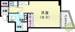 ルイシャトー ワンルームの間取図画像