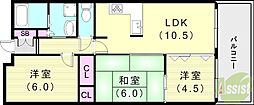 グランプレステージ西神戸伊川谷 3LDKの間取図画像