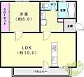 高尾台住宅2号棟2階5.5万円