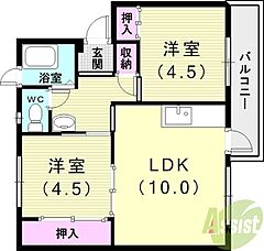 物件の間取り