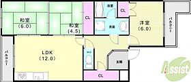 グランベア今井  ｜ 兵庫県神戸市西区大津和2丁目（賃貸マンション3LDK・2階・65.49㎡） その2