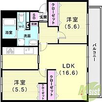 コーポつつじが丘  ｜ 兵庫県神戸市垂水区つつじが丘4丁目（賃貸マンション2LDK・5階・61.20㎡） その2