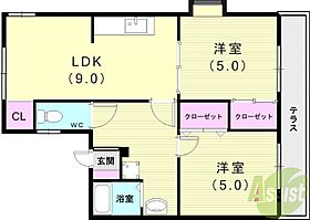 シティハイムオノ  ｜ 兵庫県神戸市西区池上2丁目17-6（賃貸アパート2LDK・1階・43.74㎡） その2