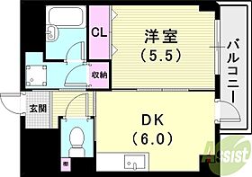 ミモザの館  ｜ 兵庫県神戸市長田区御船通2丁目（賃貸マンション1DK・5階・30.77㎡） その2