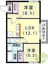 レーブ・クリエ  ｜ 兵庫県神戸市長田区東尻池町1丁目（賃貸アパート2LDK・1階・55.26㎡） その2