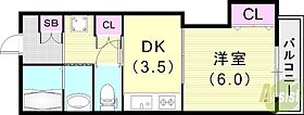 Platane  ｜ 兵庫県神戸市長田区東尻池町2丁目（賃貸マンション1DK・4階・29.02㎡） その2