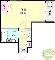 フルール板宿  ｜ 兵庫県神戸市長田区五位ノ池町3丁目（賃貸マンション1K・2階・20.00㎡） その2