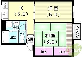 クロ-バ-コ-ト  ｜ 兵庫県神戸市西区持子1丁目202（賃貸アパート2K・2階・48.00㎡） その2