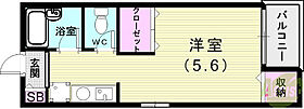 ピリオン有瀬  ｜ 兵庫県神戸市西区伊川谷町有瀬（賃貸マンション1K・1階・16.00㎡） その2