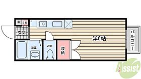 サンフレーズ東町I  ｜ 兵庫県神戸市須磨区多井畑東町（賃貸アパート1K・2階・19.87㎡） その2