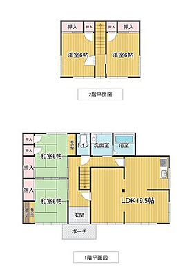 間取り 日出町豊岡　戸建