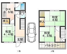 兵庫県神戸市垂水区星が丘3丁目（賃貸一戸建3DK・1階・49.68㎡） その2