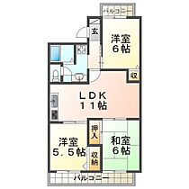 ベルコリーヌ  ｜ 兵庫県神戸市西区今寺（賃貸アパート3LDK・1階・64.01㎡） その2