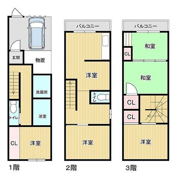 間取りを拡大表示