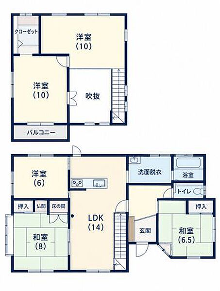 間取りを拡大表示