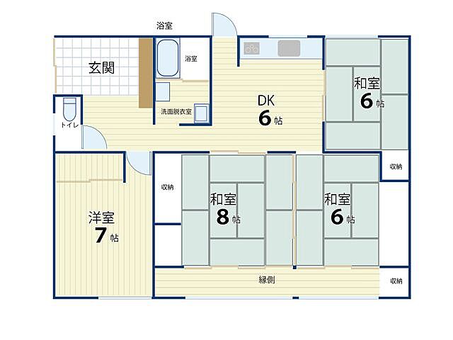 間取り 宮崎市江南2丁目