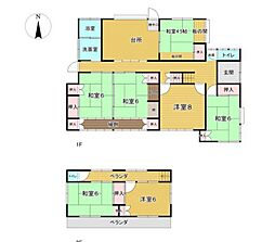 大字郡司分　中古戸建 7Kの間取り