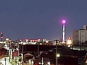 バルコニー夜景