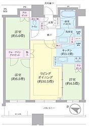 サウスゲートタワー川口 3LDKの間取図画像