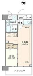 ミルーナヒルズ舎人シーズコレクション 1LDKの間取図画像