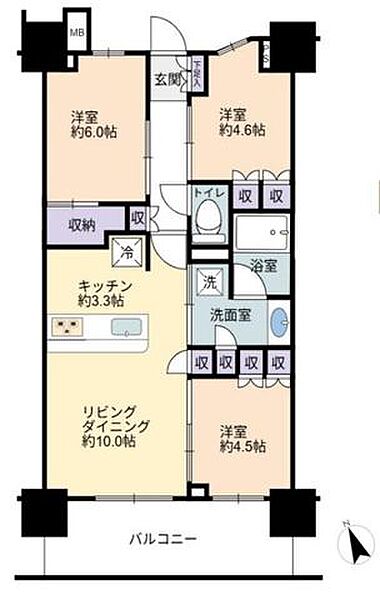 間取りを拡大表示