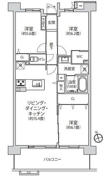 間取りを拡大表示