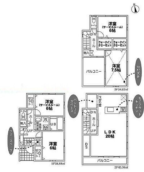 間取りを拡大表示