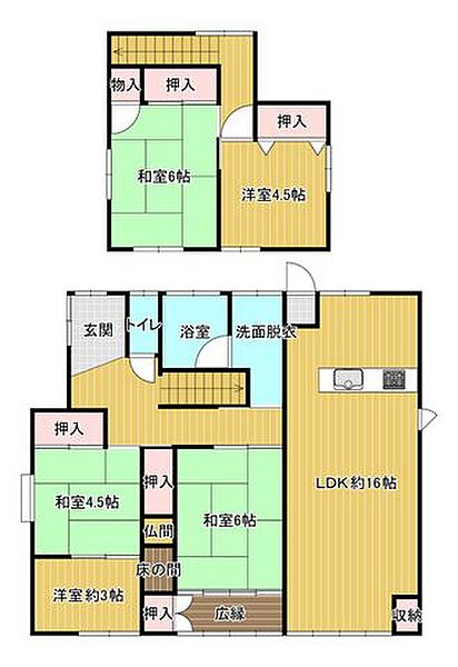間取りを拡大表示