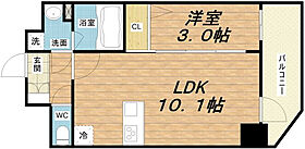 S-RESIDENCE福島玉川Uno  ｜ 大阪府大阪市福島区玉川4丁目10-25（賃貸マンション1LDK・6階・32.01㎡） その2