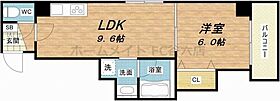 メルシアター鈍色の風  ｜ 大阪府大阪市中央区久太郎町2丁目6-8（賃貸マンション1LDK・8階・34.34㎡） その2