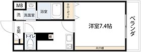 ベルエアー  ｜ 大阪府大阪市北区中崎西1丁目5-4（賃貸マンション1K・10階・24.84㎡） その2