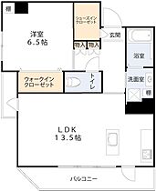 R-court  ｜ 大阪府大阪市中央区瓦屋町2丁目5-26（賃貸マンション1LDK・2階・50.17㎡） その2