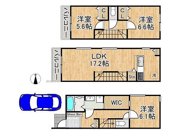 間取りを拡大表示