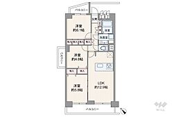 間取図画像 3LDK