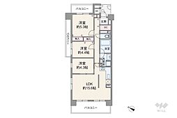 間取図画像 3LDK