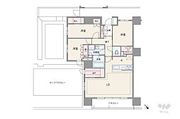 間取図画像 3LDK