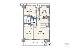 間取図画像 3LDK