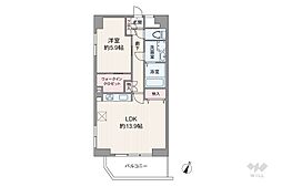 コスモ西巣鴨 1LDKの間取図画像