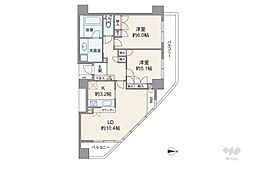 ソフィア川口ヴェルデ 2LDKの間取図画像