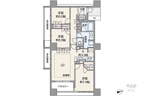間取りを拡大表示